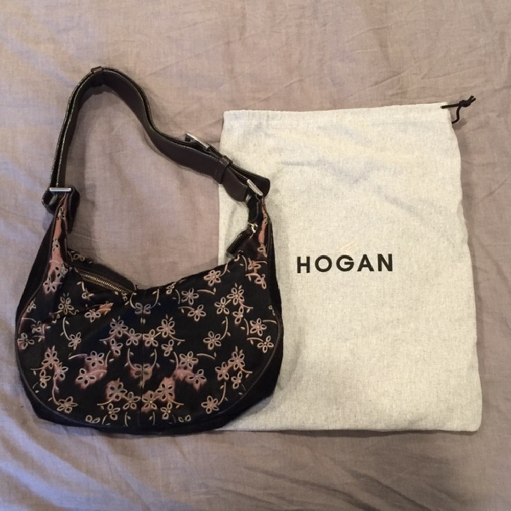 Vintage Hogan Brown Pony Hair Hobo Shoulder Bag